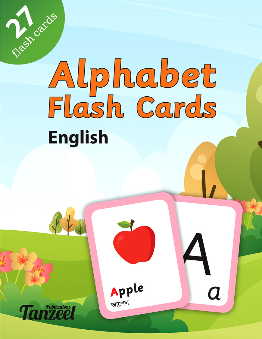 Alphabet Flash Cards English : 27 Cards