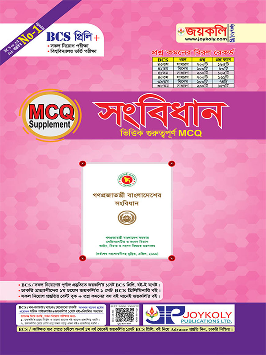 BCS প্রিলি এমসিকিউ সাপ্লিমেন্ট : সংবিধান ভিত্তিক গুরুত্বপূর্ণ এমসিকিউ