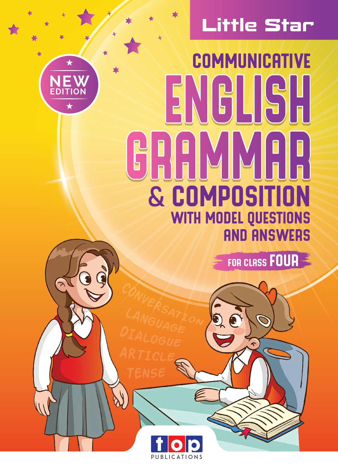 Little Star Communicative English Grammar & Composition - Class four